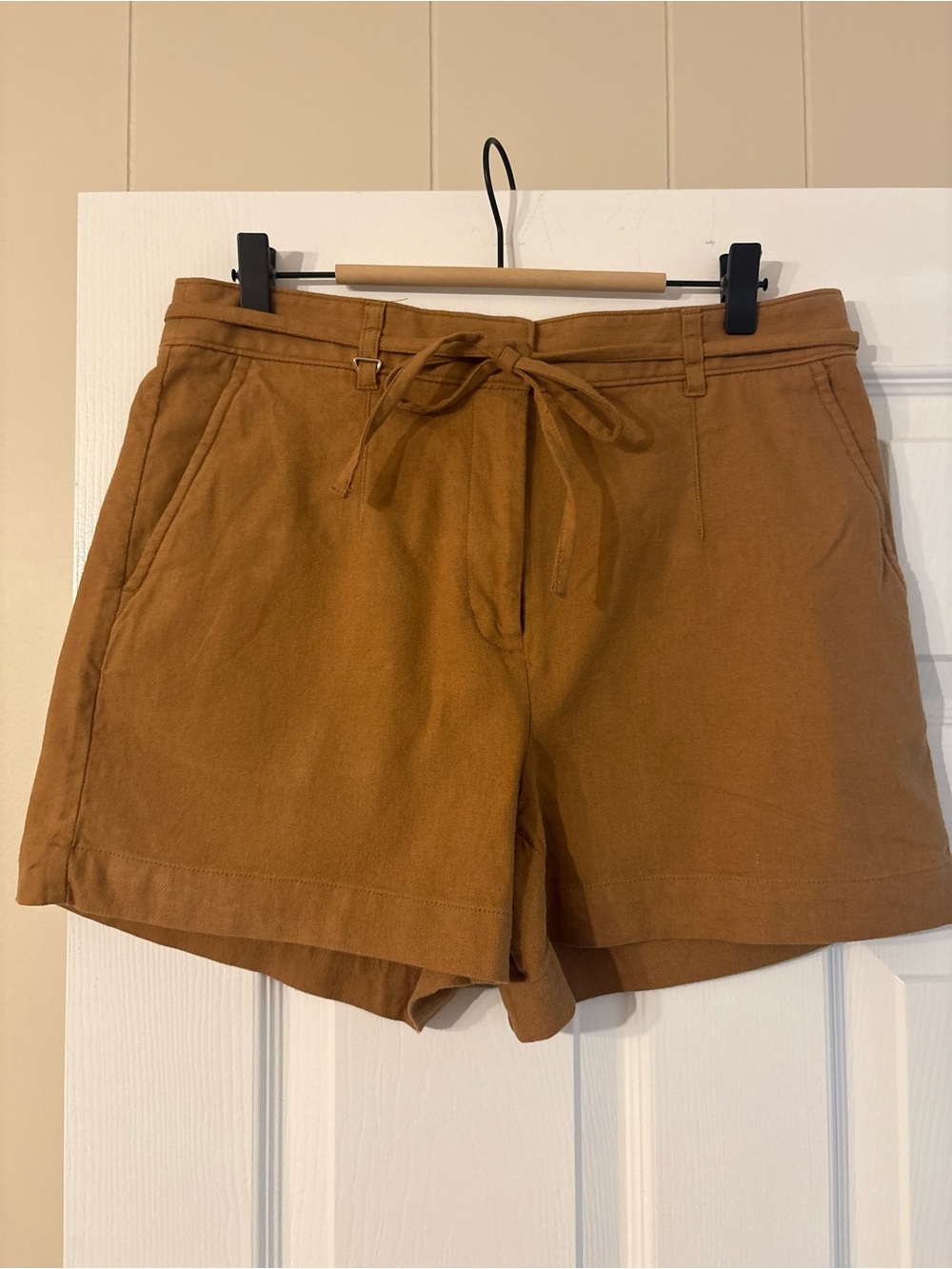 LOFT Rust Brown Tie-Waist Women’s Shorts